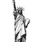 Dibujo de Estatua de la Libertad